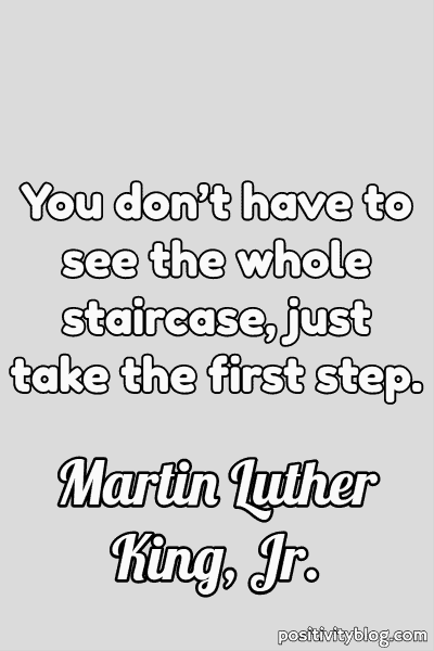 Cita de la obra de Martin Luther King, Jr.