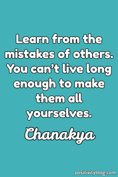 Cita de trabajo de Chanakya