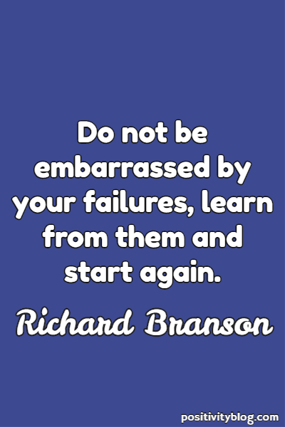Cita del trabajo de Richard Branson
